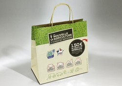 Shopping bag in carta con coupon  | FORMBAGS SpA